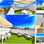 アパート Luxury Penthouse Sea View Hortensia Apartments, Los Cristianos, Tenerife ロスクリスティアーノス