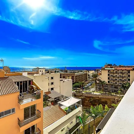 アパート Luxury Penthouse Sea View Hortensia Apartments, Los Cristianos, Tenerife
